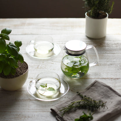 UNITEA カップ&ソーサー 230ml ガラス